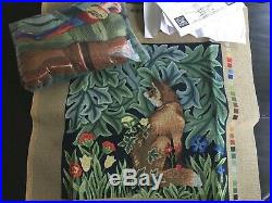 FOX Needlepoint Kit 20 x 20 Printed Canvas Wool Beth Russell New Designers Forum
