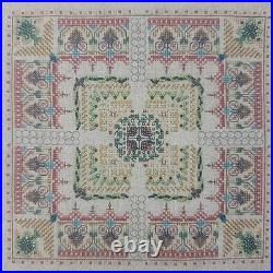 Fall Festival X Stitch Kit Liz Turner Diehl Beaded Knot Garden Linen Sampler