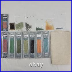 Fall Festival X Stitch Kit Liz Turner Diehl Beaded Knot Garden Linen Sampler