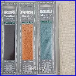 Fall Festival X Stitch Kit Liz Turner Diehl Beaded Knot Garden Linen Sampler