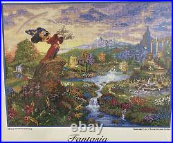 Fantasia Counted Cross Stitch Kit Dream Mickey Mouse Thomas Kinkade MCG 16 x 12