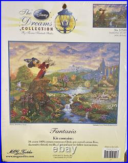 Fantasia Counted Cross Stitch Kit Dream Mickey Mouse Thomas Kinkade MCG 16 x 12
