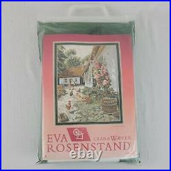 Farmhouse Floral X Stitch Kit Eva Rosenstand Country Life Clara Waever Hollyhock