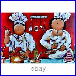 Fat Chef Diamond Painting Cute Embroidery Full Round Square Drills Design Decors