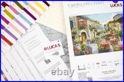 Fiori Caffes BU5080L Counted Cross-Stitch Kit