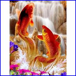 Fishes Diamond Painting Design Embroidery Portrait House Wall Display Decoration
