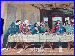 Flour de Paris #5060 Needlepoint kit The Last Supper 20 X 36. + yarn Flour de Paris #5060 Needlepoint kit The Last Supper 20 X 36. + yarn