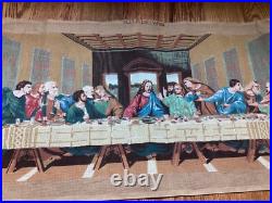 Flour de Paris #5060 Needlepoint kit The Last Supper 20 X 36. + yarn Flour de Paris #5060 Needlepoint kit The Last Supper 20 X 36. + yarn