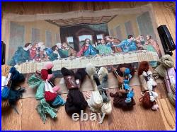 Flour de Paris #5060 Needlepoint kit The Last Supper 20 X 36. + yarn Flour de Paris #5060 Needlepoint kit The Last Supper 20 X 36. + yarn