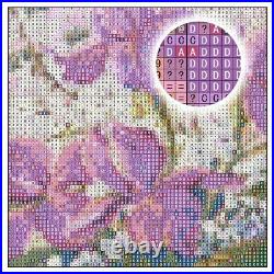 Flowers DIY Diamond Painting Full Square Round Drills Design Embroidery Displays