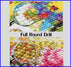 Full Square Round Drill 5D DIY Diamond Painting Christmas Bear Embroidery Decors