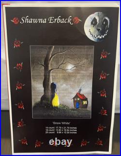 GECKO ROUGE CROSS STITCH KIT Snow White by Shawna Erback (Paper Pattern)