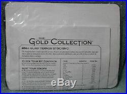 GLAD TIDINGS STOCKING cross stitch kit DIMENSIONS GOLD COLLECTION New but no bag