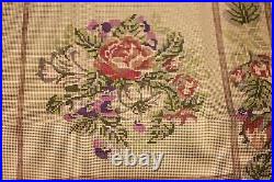 GLORAFILIA tapestry needlepoint kit VICTORIAN ROSES cross stitch carpet rug RARE