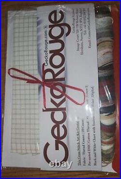 Gecko Rouge Kitsune Scandy Girl Cross Stitch Kit New