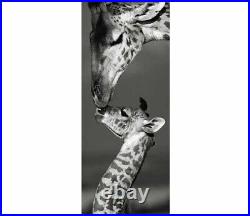 Giraffe Animals Diamond Painting Black And White Style Design Display Embroidery