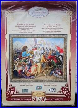 Golden Fleece Joan Arc In Battle Counted Cross Stitch Kit MK-090