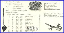 Goode Huswife RARE Cross Stitch Primitive Noah's Garden KITTED with Thread Linen