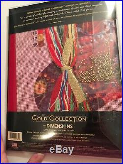 Gorgeous Dimensions Gold Collection Christmas Angel Stocking Cross Stitch Kit