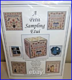 HTF Cherished Stitches A PETIT SAMPLING ETUI Box CCS KIT with Finishing KIT