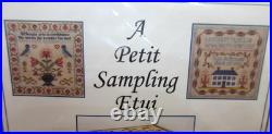 HTF Cherished Stitches A PETIT SAMPLING ETUI Box CCS KIT with Finishing KIT