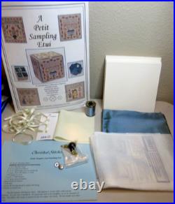 HTF Cherished Stitches A PETIT SAMPLING ETUI Box CCS KIT with Finishing KIT
