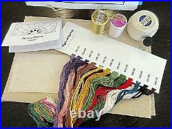 HTF Diane Clements SIGNS OF SPRING Counted Thread Whitework KIT