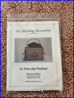 HTF It's Fine-Ally Finished MY STITCHING ACCESSORIES Kit Jackie du Plessis