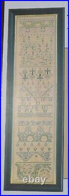 HTF Mary Atwood Sampler 35 count Silks Boxed Complete Counted Cross Stitch Kit