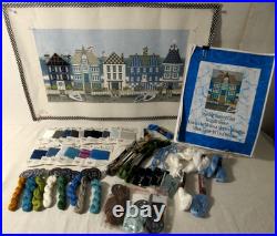 HTF Melissa Shirley SEASIDE HOUSES Needlepoint KIT