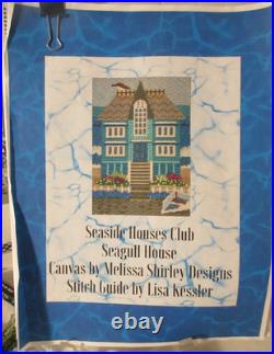 HTF Melissa Shirley SEASIDE HOUSES Needlepoint KIT