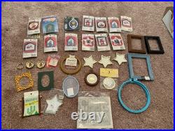 HUGE EMBROIDERY CROSS STITCH BUNDLE Vintage NEW