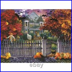 Halloween Themed Mansion Diamond Painting Design Embroidery Portrait Decorations