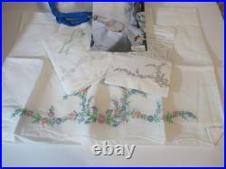 Huge Lot Embroidery + Cross Stitch Kits New Incomplete Hoops DMC Floss + More Huge Lot Embroidery + Cross Stitch Kits New Incomplete Hoops DMC Floss + More