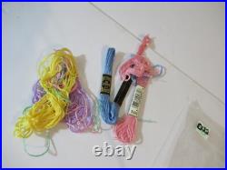 Huge Lot Embroidery + Cross Stitch Kits New Incomplete Hoops DMC Floss + More Huge Lot Embroidery + Cross Stitch Kits New Incomplete Hoops DMC Floss + More