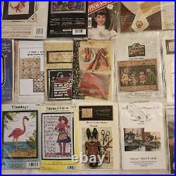 Huge Lot Vintage Cross Stitch, Crewel & Embrodiery Kits Christmas, Halloween 40+