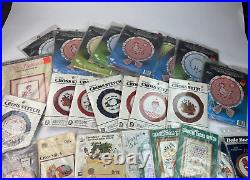 Huge Lot of 41 Vintage Cross Stitch Kits + Needlepoint Frame Animals + more! NEW