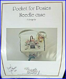 Jackie Du Plessis POCKET FOR POSIES NEEDLE CASE Counted Cross Stitch KIT