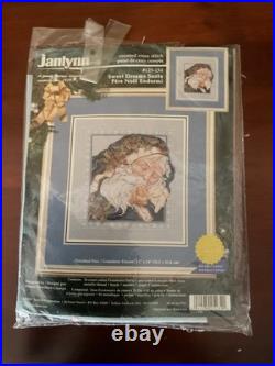 Janlyn Sweet Dreams Santa #125-234 Counted Cross Stitch Kit