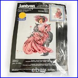 Janlynn #44-40 MADAME ROSE Counted Cross Stitch Kit NEW Sealed RARE 1998