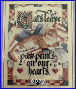 Janlynn Cats Leave Pawprints Cross Stitch Kit #81-30 Sealed Janlynn Cats Leave Pawprints Cross Stitch Kit #81-30 Sealed