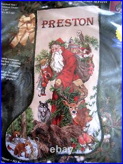 Janlynn Christmas Counted Cross Stocking KIT, FOREST FRIENDS, 125-260, Giampa, 19