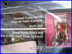 Janlynn Christmas Counted Cross Stocking KIT, FOREST FRIENDS, 125-260, Giampa, 19