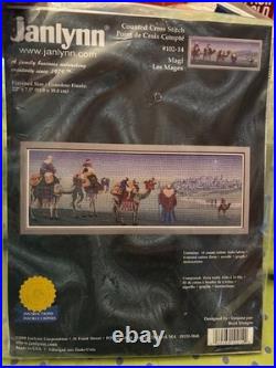Janlynn Cross Stitch Kit Les Mages (Magi) Wisemen #102-14 SEALED NEW Free ship