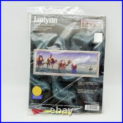 Janlynn Cross Stitch Kit Les Mages (magi) wisemen Rare Vintage 2000