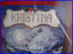 Janlynn Holiday Needlepoint Stocking Kit, CHRISTMAS VILLAGE, Rossi, 023-0212,18