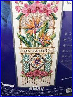 Janlynn Platinum Collection Paradise Floral Counted Cross Stitch Kit 023-0158