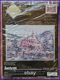 Janlynn Platinum Rocky Mountain Christmas Marty Bell Cross Stitch Kit 61-156 New