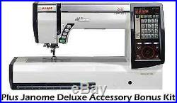Janome Horizon Memory Craft 12000 Sewing Embroidery Quilting Machine+ Deluxe Kit