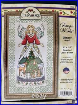 Jim Shore Four Seasons Angels 9x15 Counted Cross Stitch Kit Complete Set NIP